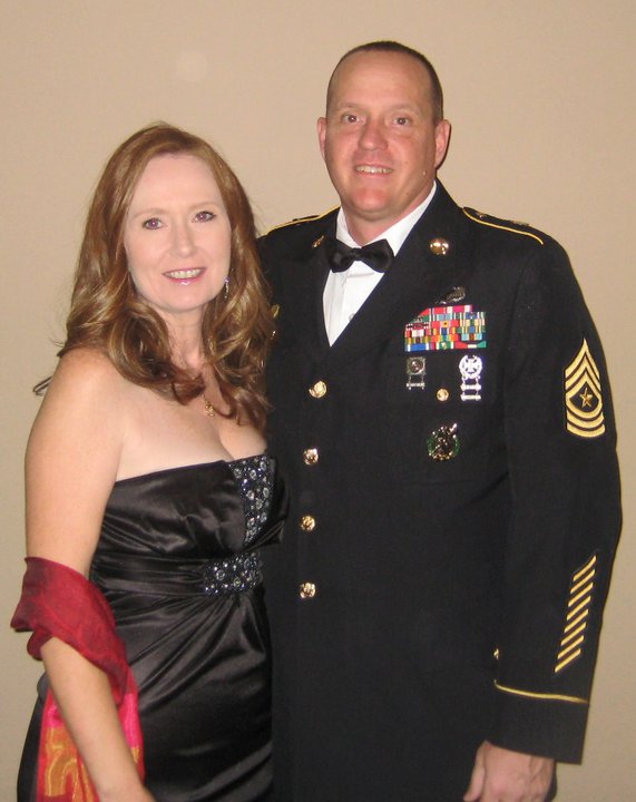 Michael and Loyce at the Sergeant Majors Ball at Fort Bliss.